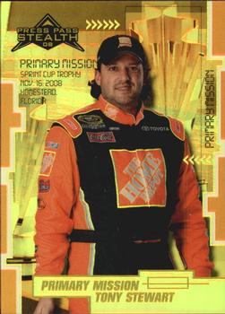 2008 Press Pass Stealth - Exclusives Gold #88 Tony Stewart Front