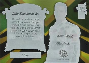 2008 Press Pass VIP - Gear Gallery Transparent #GGT 11 Dale Earnhardt Jr. Back