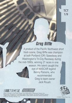 2008 Press Pass VIP - Trophy Club Transparent #TCT 1 Greg Biffle Back