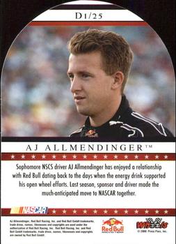 2008 Wheels American Thunder - Delegates #D1 A.J. Allmendinger Back