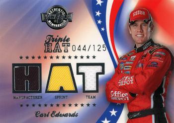 2008 Wheels American Thunder - Triple Hat #TH 8 Carl Edwards Front
