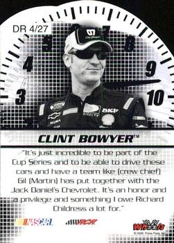 2008 Wheels High Gear - Driven #DR 4 Clint Bowyer Back