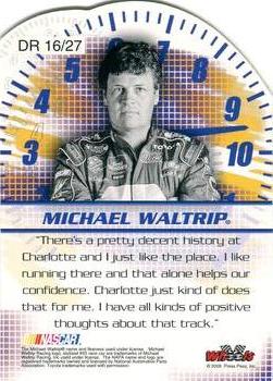 2008 Wheels High Gear - Driven #DR 16 Michael Waltrip Back