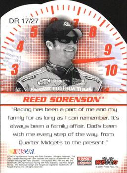 2008 Wheels High Gear - Driven #DR 17 Reed Sorenson Back