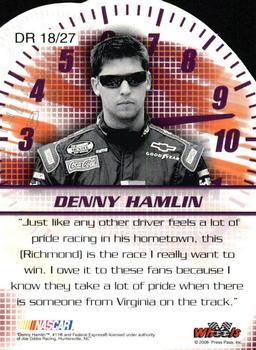 2008 Wheels High Gear - Driven #DR 18 Denny Hamlin Back