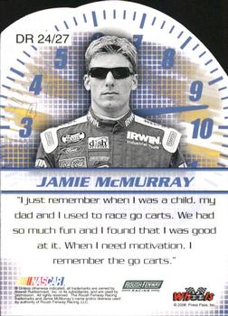 2008 Wheels High Gear - Driven #DR 24 Jamie McMurray Back