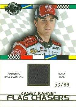 2008 Wheels High Gear - Flag Chasers Black #FC 8 Kasey Kahne Front