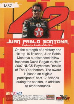 2008 Wheels High Gear - MPH #M57 Juan Pablo Montoya Back