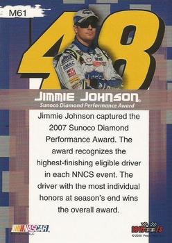 2008 Wheels High Gear - MPH #M61 Jimmie Johnson Back
