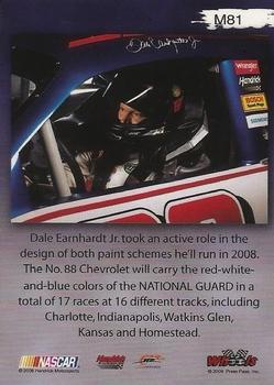 2008 Wheels High Gear - MPH #M81 Dale Earnhardt Jr. Back