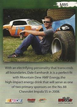 2008 Wheels High Gear - MPH #M85 Dale Earnhardt Jr. Back