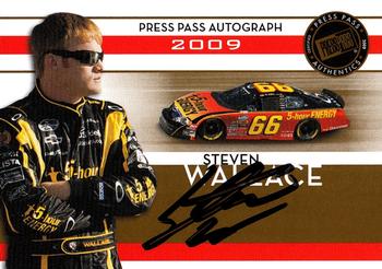 2009 Press Pass - Autograph Gold #NNO Steve Wallace Front
