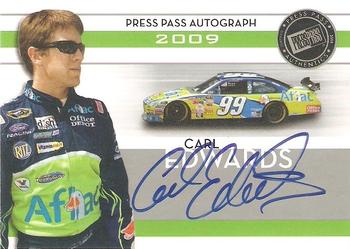 2009 Press Pass - Autograph Silver #NNO Carl Edwards Front