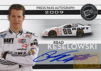 2009 Press Pass - Autograph Silver #NNO Brad Keselowski Front