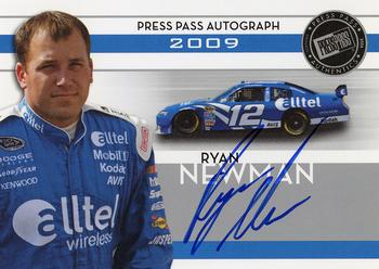 2009 Press Pass - Autograph Silver #NNO Ryan Newman Front