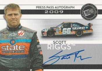 2009 Press Pass - Autograph Silver #NNO Scott Riggs Front