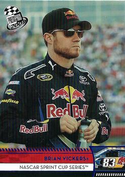 2009 Press Pass - Blue #15 Brian Vickers Front