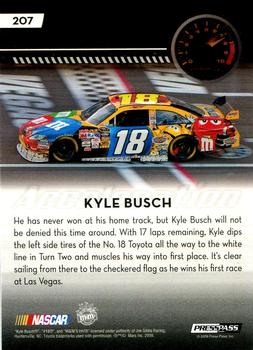 2009 Press Pass - Blue #207 Kyle Busch's Car Back