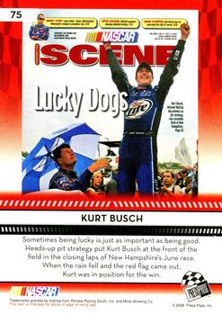 2009 Press Pass - Blue #75 Kurt Busch Back