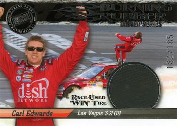2009 Press Pass - Burning Rubber-Silver Driver Series #BRD3 Carl Edwards Front