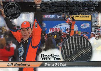 2009 Press Pass - Burning Rubber-Silver Driver Series #BRD5 Jeff Burton Front