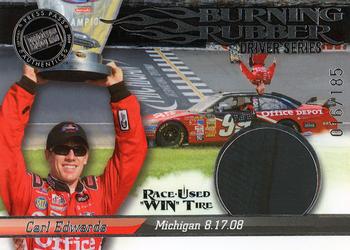 2009 Press Pass - Burning Rubber-Silver Driver Series #BRD23 Carl Edwards Front