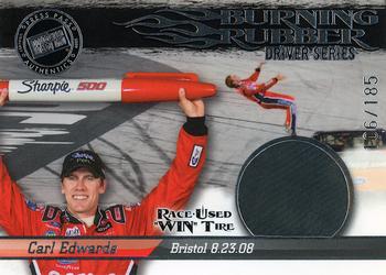 2009 Press Pass - Burning Rubber-Silver Driver Series #BRD24 Carl Edwards Front
