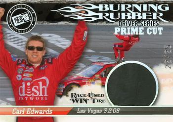 2009 Press Pass - Burning Rubber-Driver Series-Prime Cut #BRD3 Carl Edwards/Las Vegas March 2 Front
