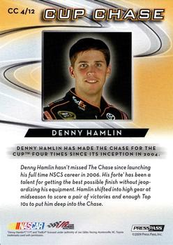 2009 Press Pass - Cup Chase Prizes #CC 4 Denny Hamlin Back