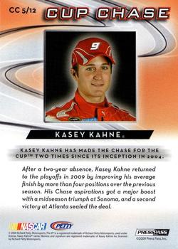 2009 Press Pass - Cup Chase Prizes #CC 5 Kasey Kahne Back