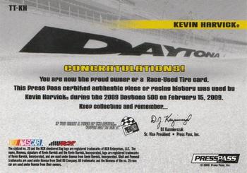2009 Press Pass - Daytona 500 Tires #TT-KH Kevin Harvick Back