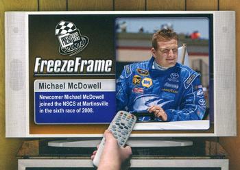 2009 Press Pass - Freeze Frame #FF 4 Michael McDowell Front
