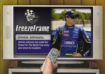 2009 Press Pass - Freeze Frame #FF 9 Jimmie Johnson Front