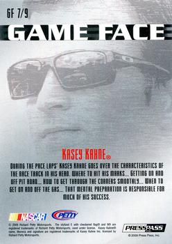 2009 Press Pass - Game Face #GF 7 Kasey Kahne Back