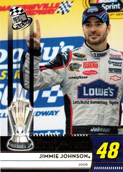 2009 Press Pass - Gold #191 Jimmie Johnson Front