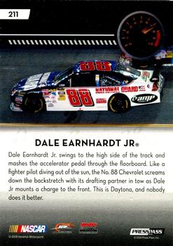 2009 Press Pass - Gold #211 Dale Earnhardt Jr.'s Car Back