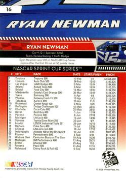 2009 Press Pass - Gold #16 Ryan Newman Back