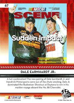 2009 Press Pass - Gold #67 Dale Earnhardt Jr. Back