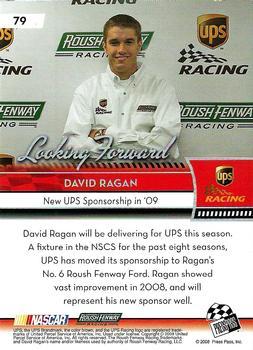 2009 Press Pass - Gold #79 David Ragan Back