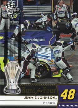 2009 Press Pass - Gold #190 Jimmie Johnson's Crew Front