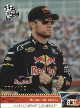 2009 Press Pass - Gold Holofoil #15 Brian Vickers Front