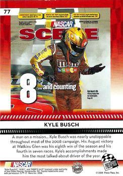 2009 Press Pass - Gold Holofoil #77 Kyle Busch Back