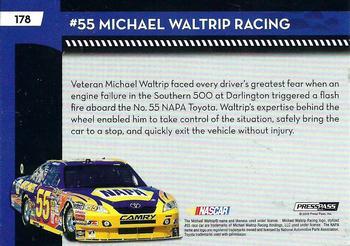 2009 Press Pass - Gold Holofoil #178 Michael Waltrip's Car Back