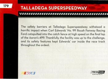 2009 Press Pass - Gold Holofoil #179 Talladega Superspeedway Back