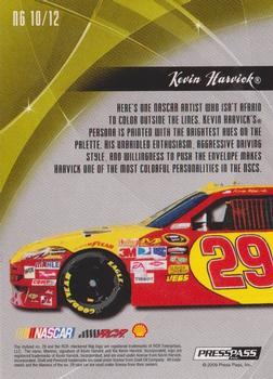 2009 Press Pass - NASCAR Gallery #NG 10 Kevin Harvick Back