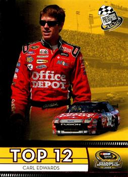 2009 Press Pass - Red #108 Carl Edwards Front