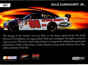 2009 Press Pass - Red #180 Dale Earnhardt Jr. Back