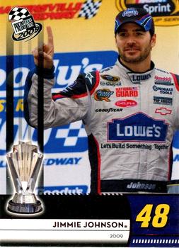 2009 Press Pass - Red #191 Jimmie Johnson Front