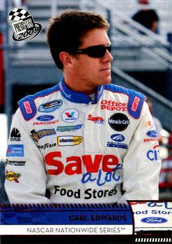 2009 Press Pass - Red #43 Carl Edwards Front
