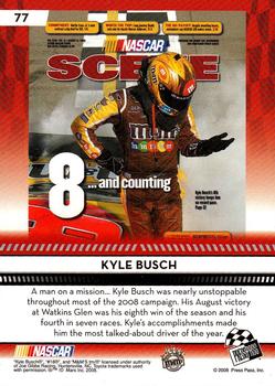 2009 Press Pass - Red #77 Kyle Busch Back